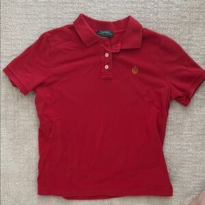 Lauren Ralph Lauren Red Polo Shirt- men’s size p/s